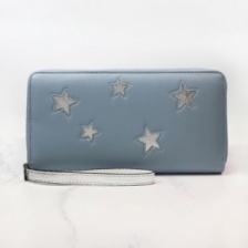 Pale Blue Purse with Silver Stars by Peace of Mind